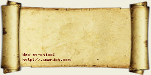 Nadja Bjelonić vizit kartica